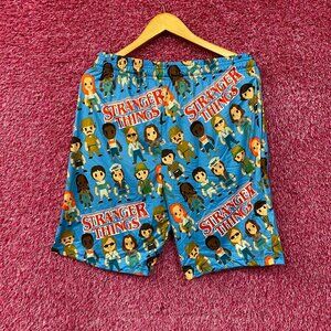 Stranger Things Character Pajama Lounge Shorts Large